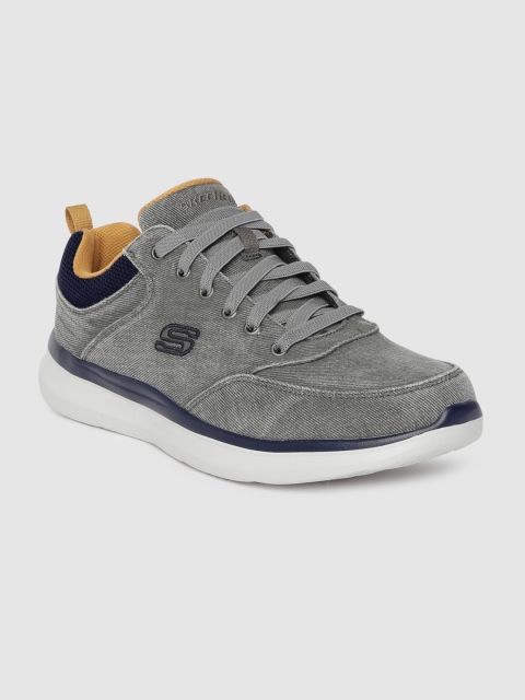 

Skechers Men Charcoal Grey DELSON 2.0 Sneakers