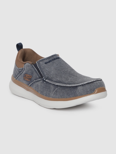 

Skechers Men Navy Blue Solid DELSON 2.0 - LARWIN Sneakers