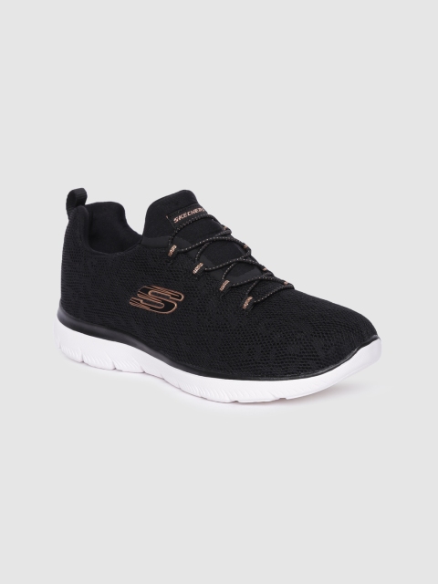 

Skechers Women Black Solid Summits Sneakers