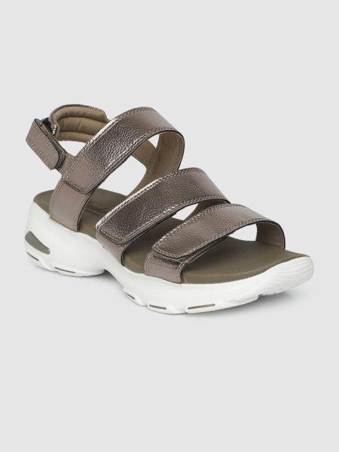 

Skechers Women Metallic-Toned D'LITES ULTRA Sport Sandals