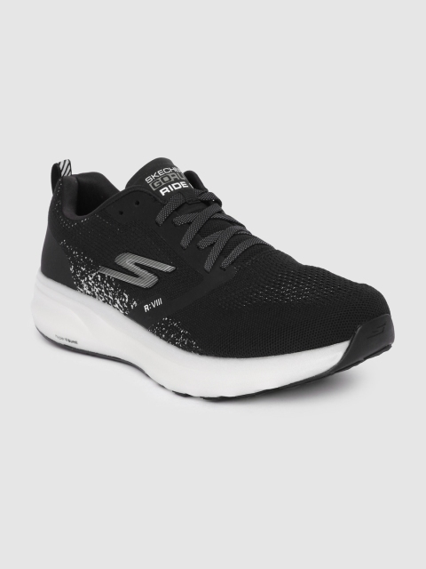 

Skechers Men Black GO RUN RIDE 8 Running Shoes