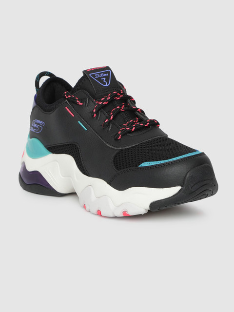 

Skechers Women Black D'LITES 3.0 AIR-SKY Sneakers