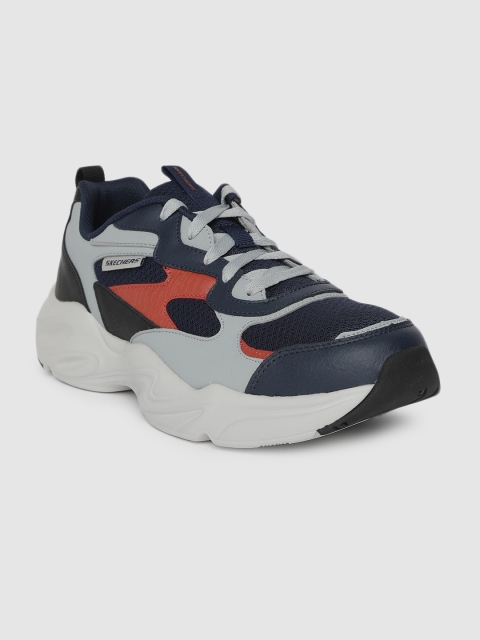 

Skechers Men Multicoloured Colourblocked STAMINA AIRY - LABAK Sneakers, Multi