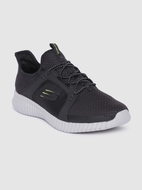 

Skechers Men Black Elite Flex Sneakers