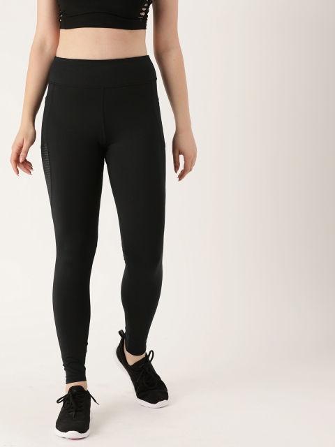 

FOREVER 21 Women Black Solid Tights
