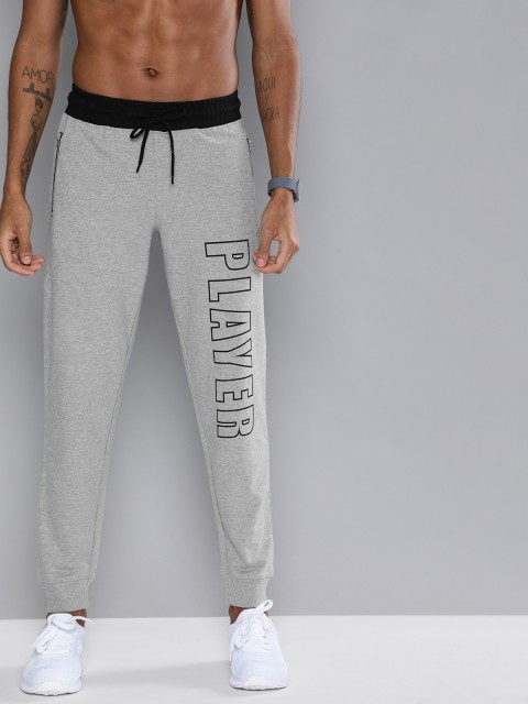 

HERE&NOW Men Grey Printed Regular Fit Joggers