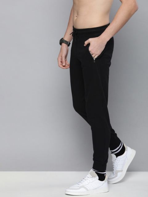 

HERE&NOW Men Black Solid Regular Fit Joggers