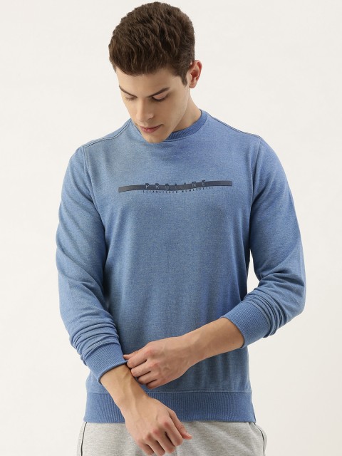 

Proline Active Men Blue Printed Sweatshirt