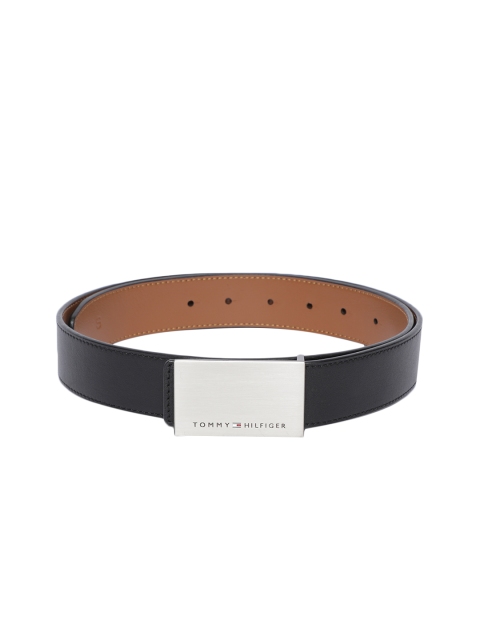 

Tommy Hilfiger Men Black & Brown Reversible Leather Belt