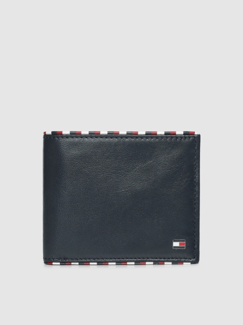 

Tommy Hilfiger Men Navy Blue Two Fold Wallet