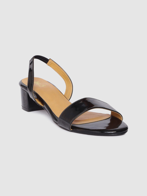 

Inc 5 Women Black Solid Block Heels