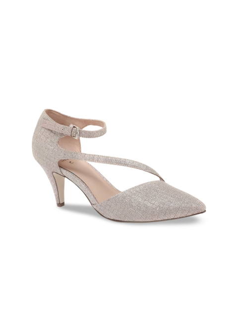 

Call It Spring Women Rose Gold-Toned Embellished Slim Heels