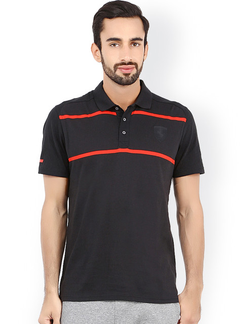 

PUMA Black Ferrari Polo T-shirt