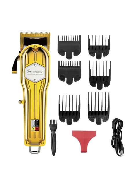 

Surker Men Gold-Toned Hair Trimmer + Beard Trimmer + Hair Clipper