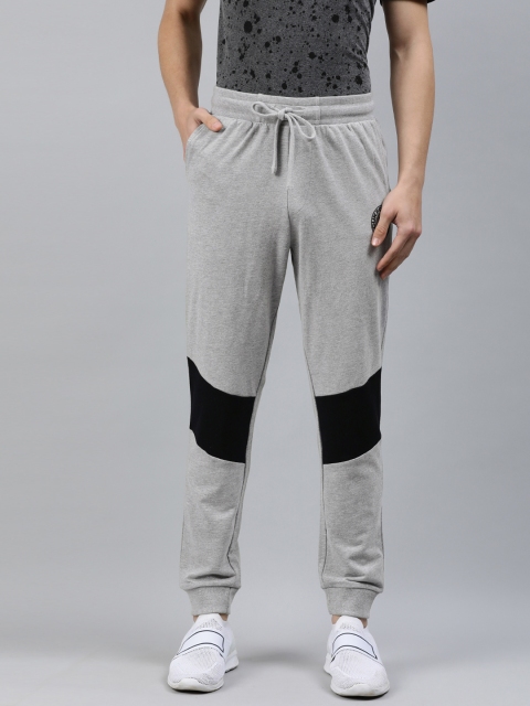 

French Connection Men Grey Melange Solid Slim Fit Joggers