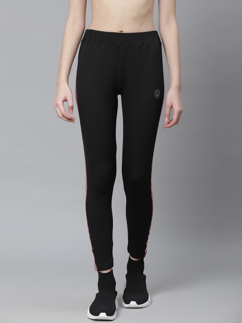 

Chkokko Women Black Solid Gym Tights