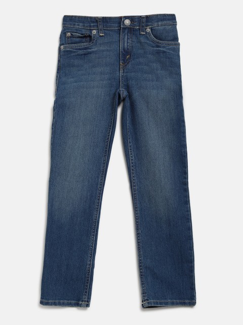 

Levis Boys Blue Slim Fit Mid-Rise Clean Look Stretchable Jeans