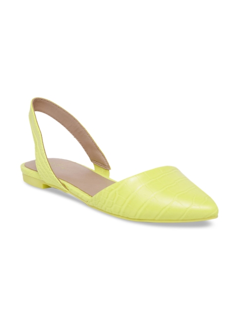 

Call It Spring Women Yellow Solid Ballerinas