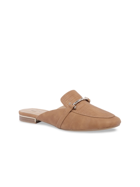 

Call It Spring Women Beige Solid Mules