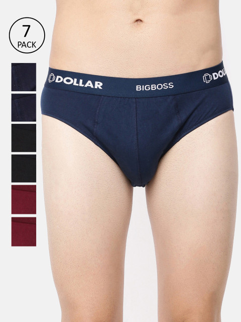 

Dollar Bigboss Men Pack of 7 Assorted Anti Virus Briefs MABBR-01-AntiVirusBRF-PO7