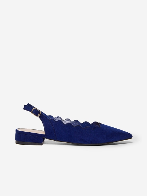 

DOROTHY PERKINS Women Blue Solid Flats