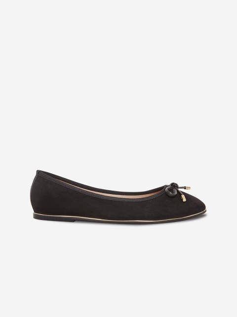 

DOROTHY PERKINS Women Black Solid Bow Detail Ballerinas