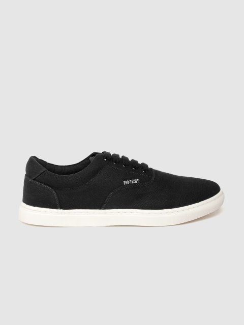 

Roadster Men Black PRO-TECHT Canvas Sneaker