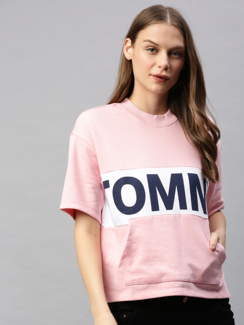 

Tommy Hilfiger Women Pink Printed Sweatshirt