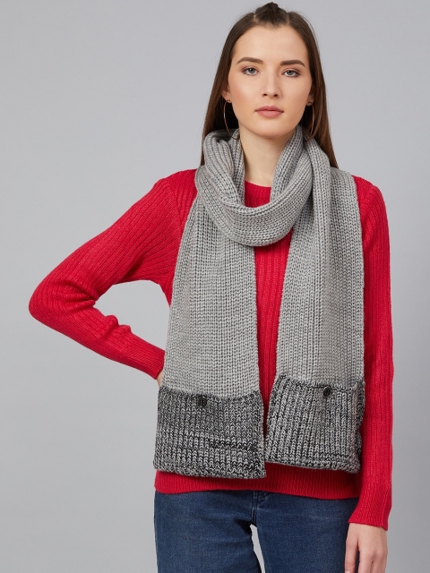 

Cayman Women Grey Woven Design Acrylic Stole