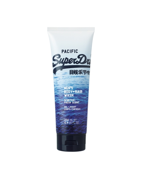 

Superdry Men Heritage Pacific Body + Hair Wash 250 ml, Multi