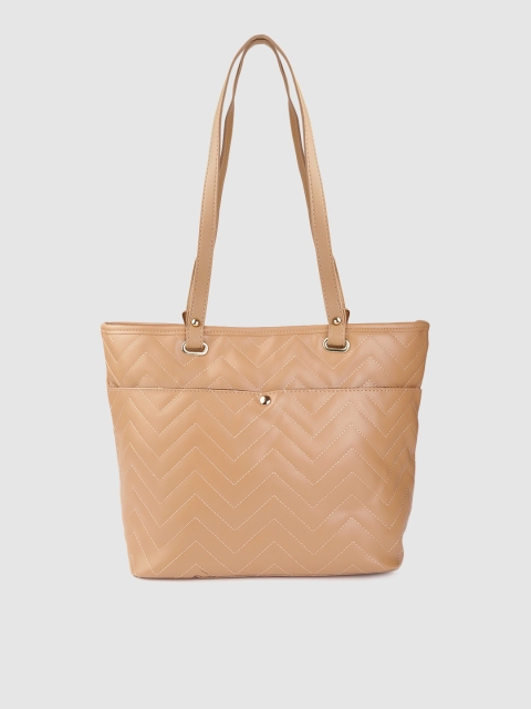 

CARLTON Brown Quilted Shoulder Bag