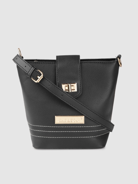 

CARLTON Black Solid Sling Bag