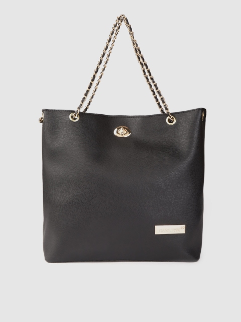 

CARLTON Black Solid Shoulder Bag