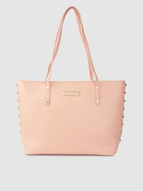 

CARLTON Women Peach-Coloured Solid Shoulder Bag, Pink