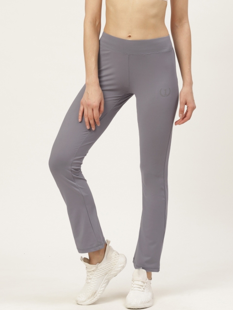 

onesport Women Grey Solid Track Pants