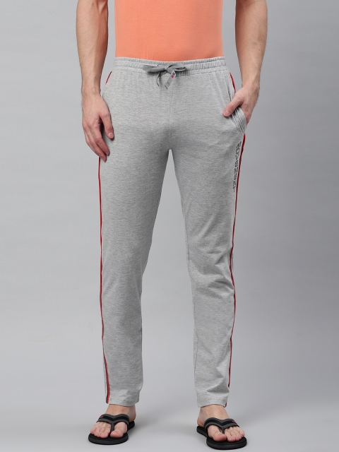 

Sweet Dreams Men Grey Melange Solid Lounge Pants