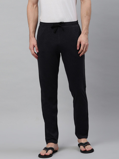 

Sweet Dreams Men Charcoal Grey Solid Lounge Pants