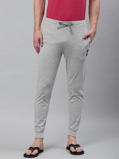 

Sweet Dreams Men Grey Melange Solid Lounge Joggers