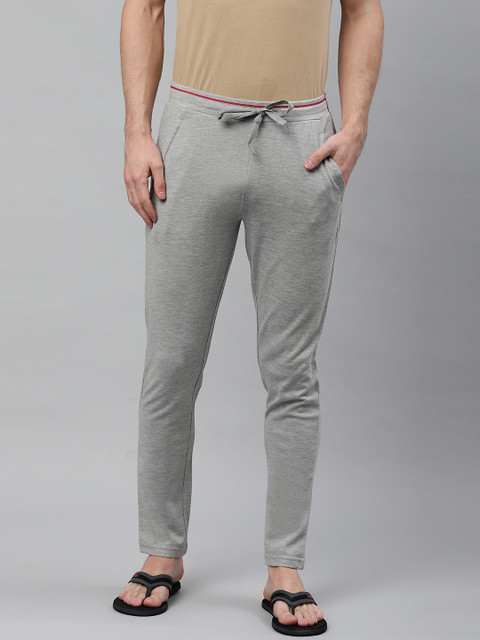 

Sweet Dreams Men Grey Melange Smart Fit Solid Lounge Pants