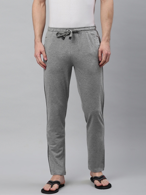 

Sweet Dreams Men Grey Melange Solid Lounge Pants