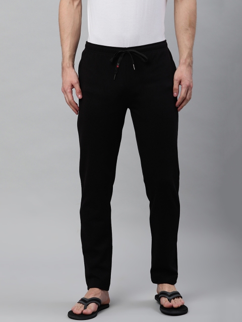

Sweet Dreams Men Black Solid Lounge Pants