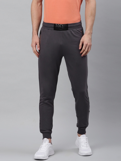 

Sweet Dreams Men Charcoal Grey Slim Fit Solid Joggers
