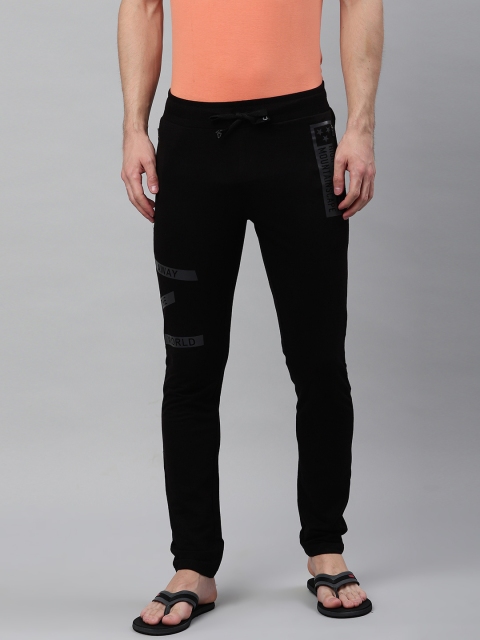 

Sweet Dreams Men Black Smart Fit Solid Lounge Pants