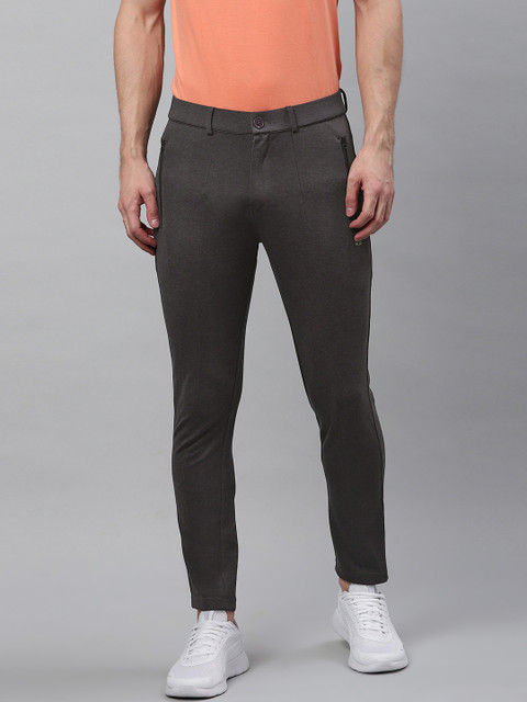 

Sweet Dreams Men Charcoal Grey Solid Track Pants