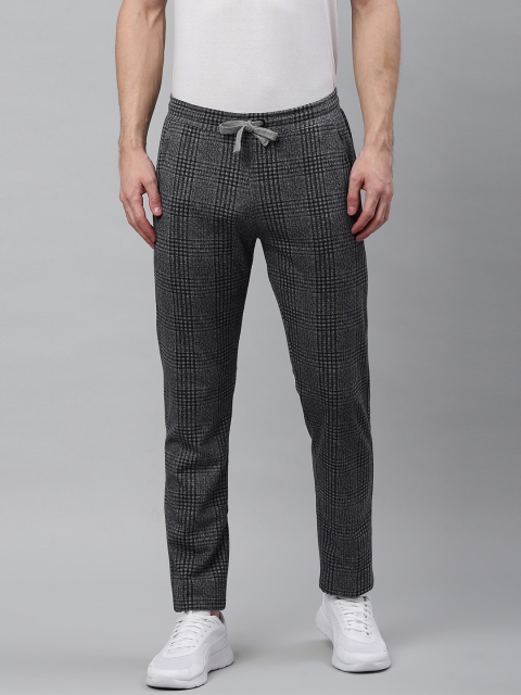 

Sweet Dreams Men Grey Checked Track Pants