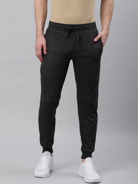 

Sweet Dreams Men Charcoal Grey Solid Joggers