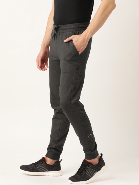 

Sweet Dreams Men Charcoal Grey Solid Straight Joggers