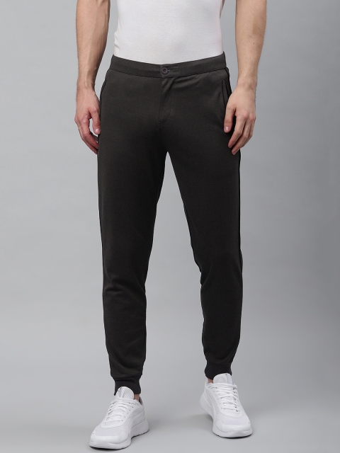 

Sweet Dreams Men Charcoal Grey Solid Joggers