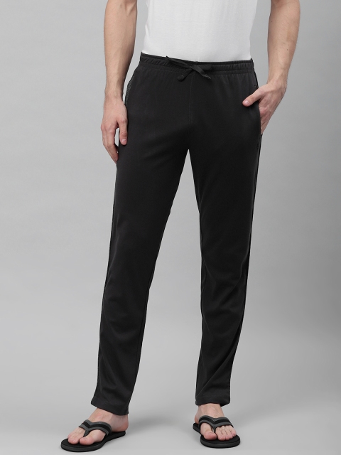 

Sweet Dreams Men Charcoal Grey Solid Lounge Pants