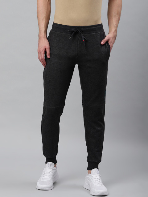 

Sweet Dreams Men Charcoal Grey Solid Joggers